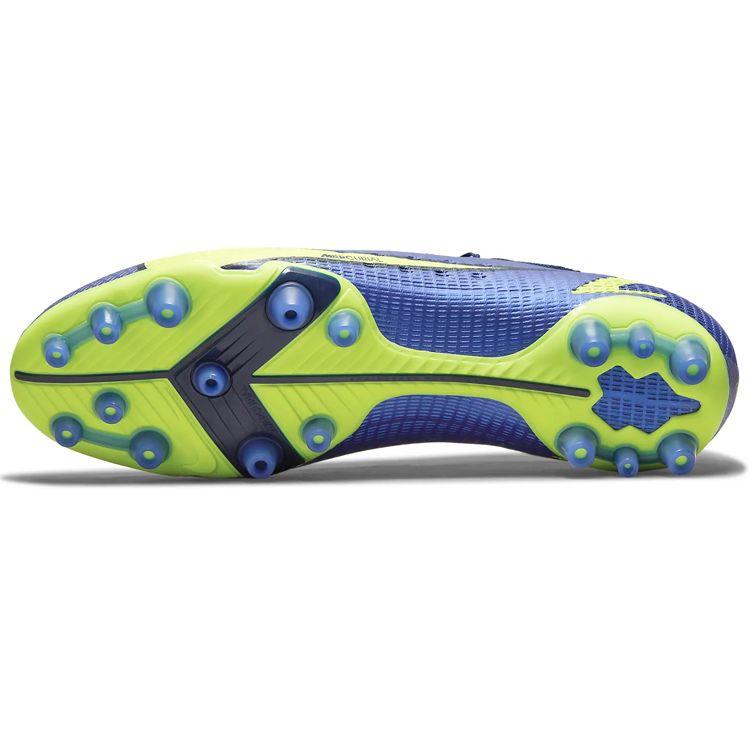 Nike Mercurial Vapor 14 Round Toe Lace-Up AG (Rubber Short Studs) Artificial Grass PU Leather Fitting Soccer Shoes Men Soccer Shoes Blue CV0990-574