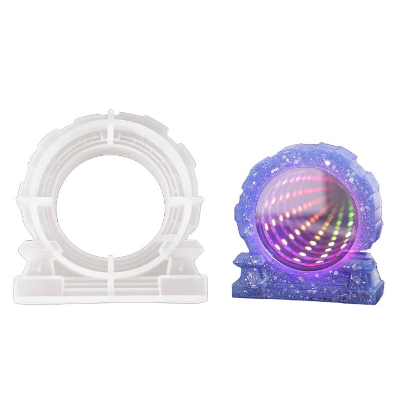 Diy Crystal Drop Glue Aromatherapy Gypsum Abrasive Different Dimensional Abyss Mirror Jewelry Ornaments Silicone Mold