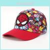Spider-Man Kinder Baseballkappe mit Stickerei, Sonnenschutz und atmungsaktiver Baumwolle für Frühling und Herbst