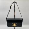 [Gebraucht] Claude Goldener Verschluss Verstellbarer Schultergurt Glänzendes Leder Achseltasche Schultertasche - Ausgezeichnet #108L0JQ
