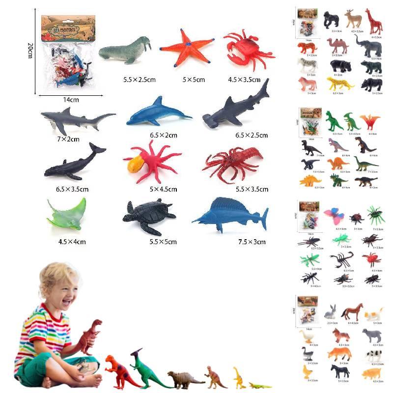 High-quality Pvc Dinosaur Toys Realistic Jurassic Creatures For Children
