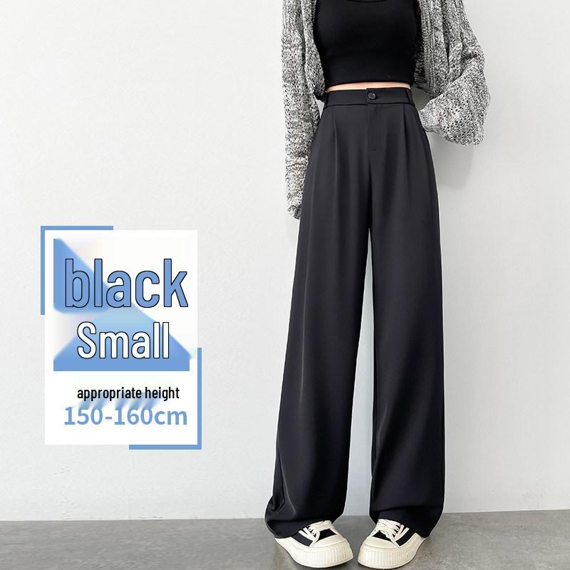 

Women s High-Waisted White Wide-Leg Pants 2025 - Drapey Casual Slim Fit for Spring & Autumn 2XL 66-73kg