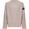 Badge Rundhals Drop Shoulder Langarm Pullover Herren Pullover L1S155100044S01B0-V009A