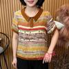 Summer Elegant Loose Short-Sleeved T-shirt for Women