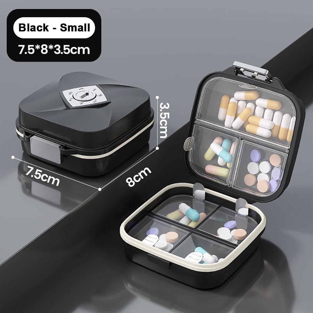 SW 7 Grids Pill Storage Box Portable Travel Medicine Box One Week 7 Days Daily Organizer Pills Case Jewelry Box Pill Container
