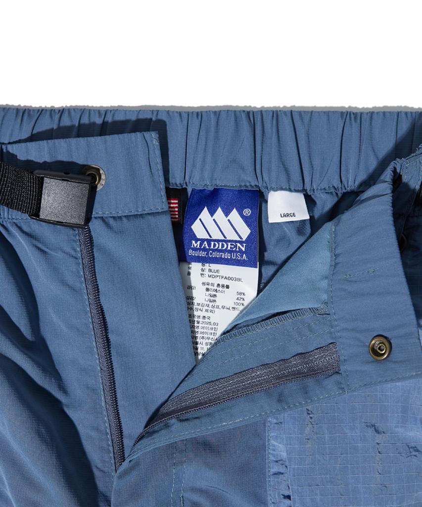 MADDEN Multi-Pocket Camper Pants Blue