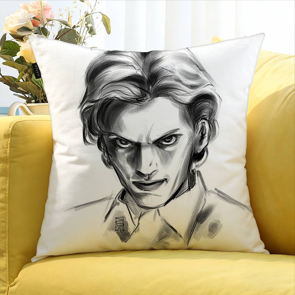 Actor JJamie Campbell World Various Sizes Square Pillow Case For Car Home Bedchamber Decor