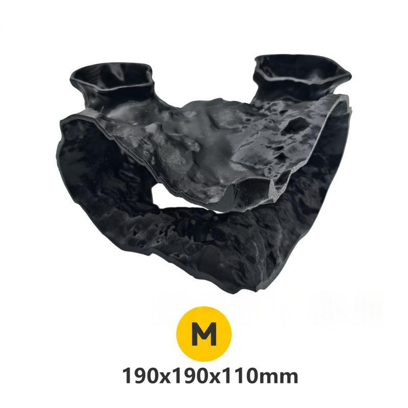 

3D Printed Fish Tank Underground Cave Shelter Hideout for Fish Shrimp Reptile,Landscaping Ornaments Aquarium Decorations