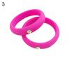 Women Fashion Silicone Wedding Band Rhinestone Ring Jewelry Valentine's Day Gift