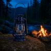 Metal Construction Iron Lantern Windproof Hanging Fuel Lantern  Emergency Lighting