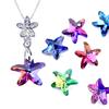 14mm Mehrfarbiger Seestern Anhänger Glasperlen Kristall Charms Für Frauen Schmuckherstellung Halsketten DIY Ohrring Zubehör 12 Stück/Los