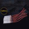 10Pcs Fishing Rod Tips Stainless Steel 0.8mm-1.6mm Nylon Rope 360° Rotating Fly Fishing Pole Repair Accessories