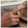 S925 Sterling Silver Circus Open Ring, Personalized Creative Animal Splicing Ring Jewelry