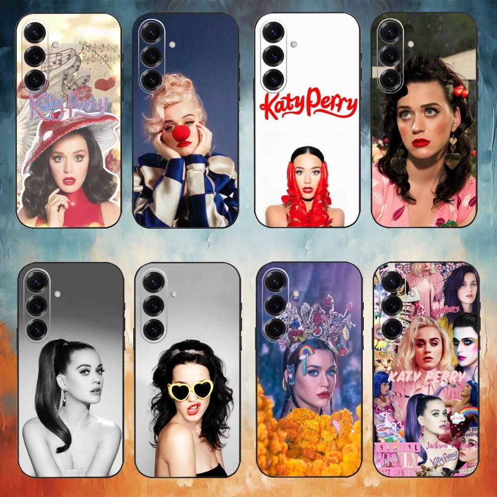 Singer K-Katy Perry Phone Case For Samsung Galaxy A91,80,73,72 ,71,53,52,32 ,31,22,21s,20,Soft Black Case