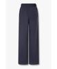 Bobeu Lettering Pigment Wide Pants_Navy 7156230012