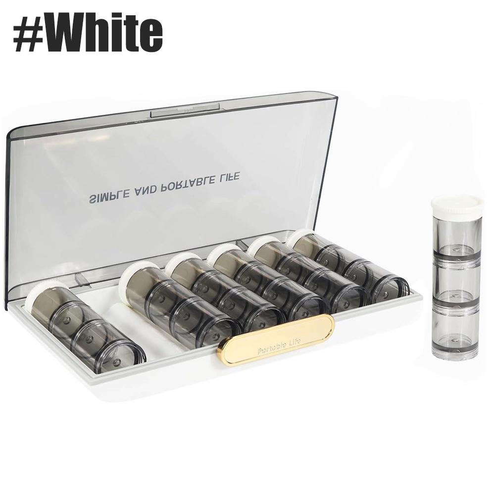 

1Pcs Pill Organizer 3 Times A Daydaily Pill Box Container Featuring 21 Compartmentslarge Weekly Medicine Case 7 Dayfor Vitamins