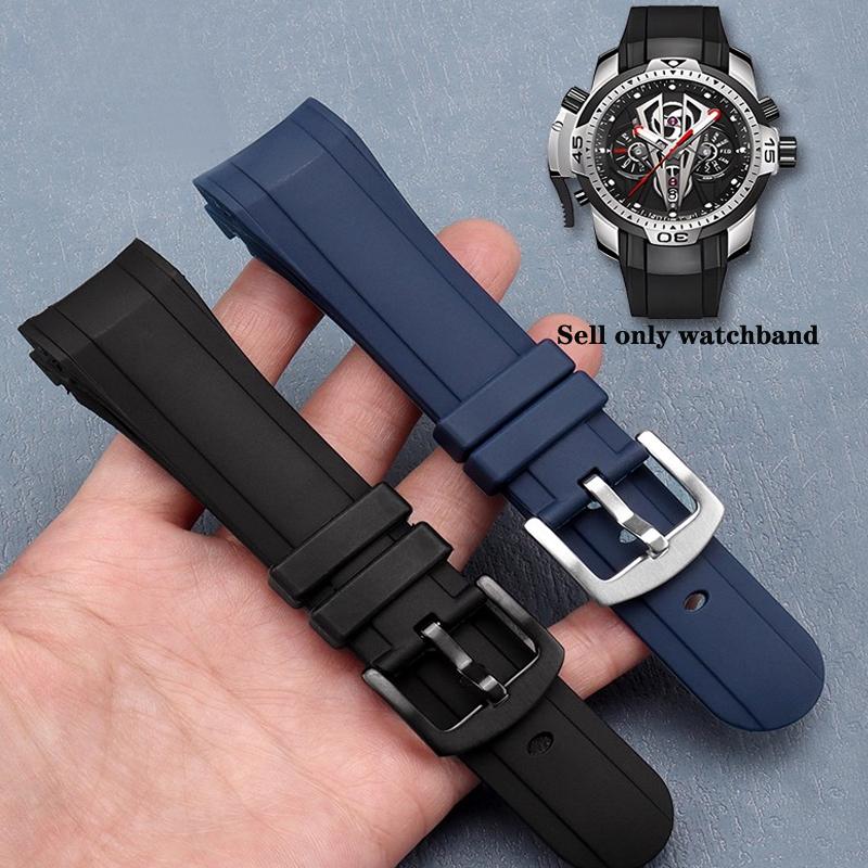 Watch Band For Graham Reeftiger Racing Timing Series Excellent Quality Silicone Soft Waterproof Breathable Watchband 24mm