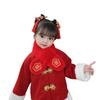 Festive Child's Snood: Red Faux Rabbit Fur for Autumn & Winter