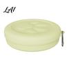 Moisture-proof Dog Food Holder Treat Pouch Bowl with Metal Carabiner Puppy Holder Clip-on Pet Container Lid for Travel Walking Training Trips