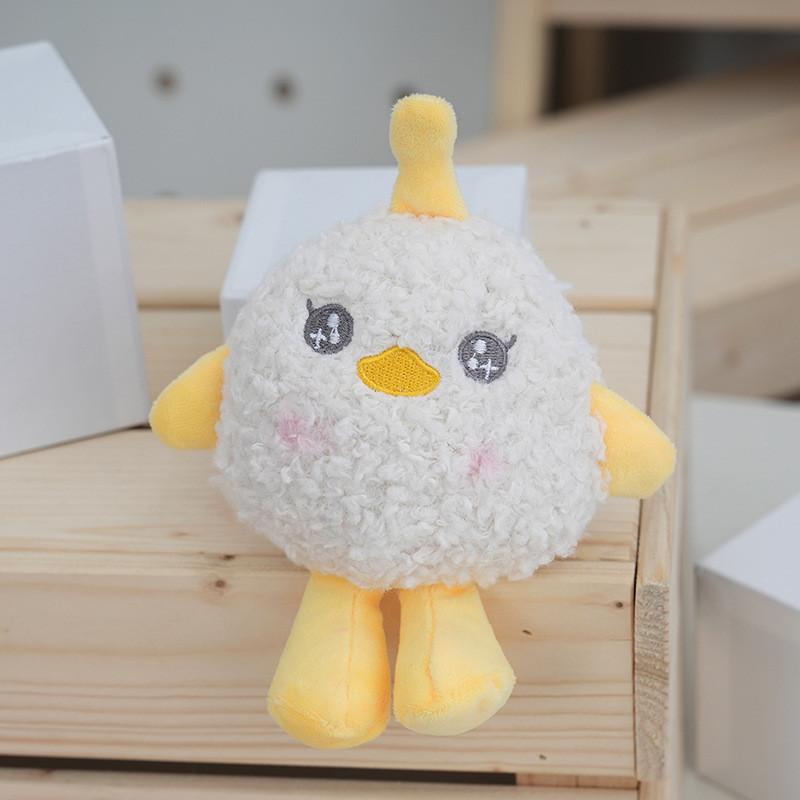 Fluffy Plush Cartoon Keychain Backpack Charm Cute Key Ring For Girls And Kids