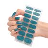 1 Set Gel Nail Strips Full Wrap Stickers Self Adhesive Art Decals Easy Removal Nail Stickers for Strengthening Nails