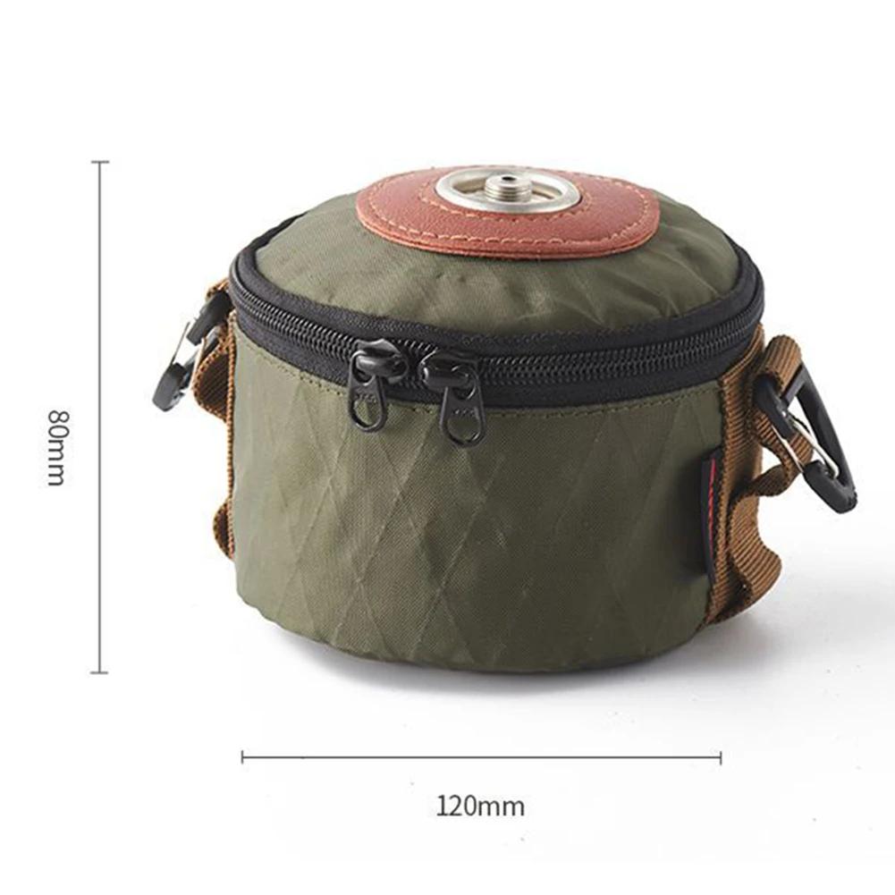 Camping Gas Can Portable Ventilated Propane & Butane Protector Outdoor Gas Case Fuel Cylinder Storage Bag Air Bottle Wrap Sleeve
