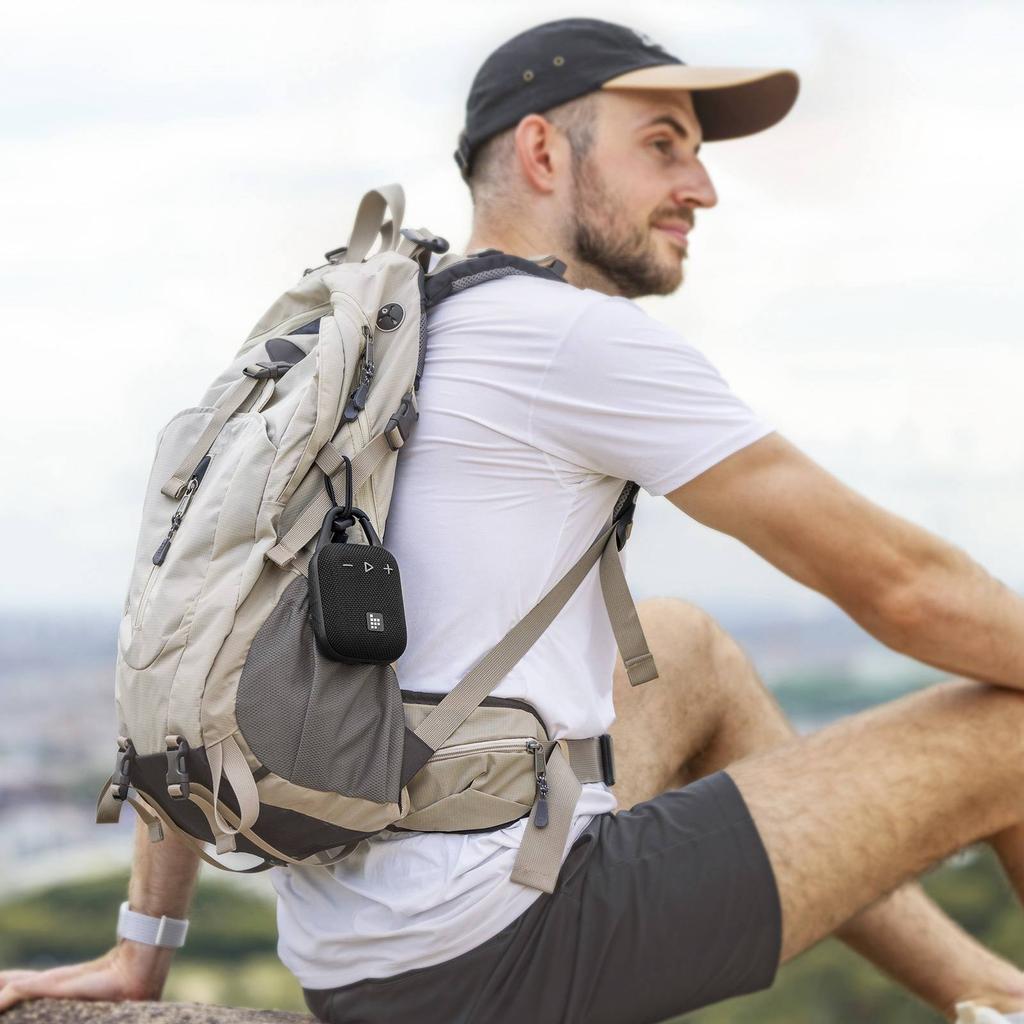 Tronsmart Mirtune H1 Portable Speaker - IPX7 Waterproof 20H Playtime Bluetooth 5.3 TWS Pairing Carabiner Hook Outdoor