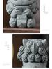 Chinese Stone Lion Pair Fengshiye Desktop Ornament & Bonsai Fish Tank Decoration