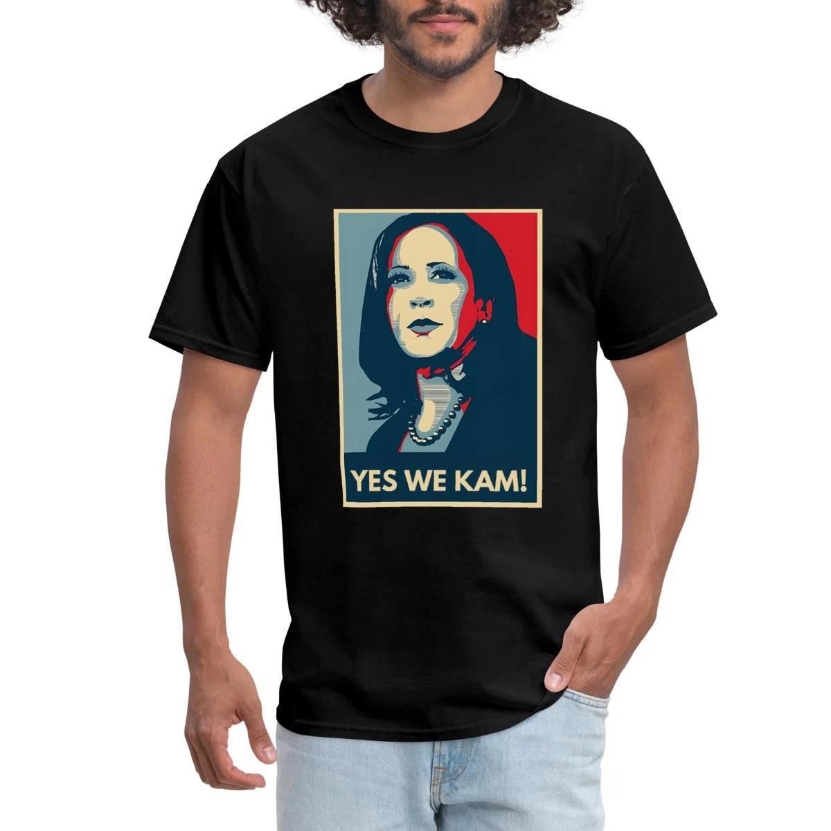 Kamala Harris 2024 Campaign Design Yes We Kam Men s T-Shirt L