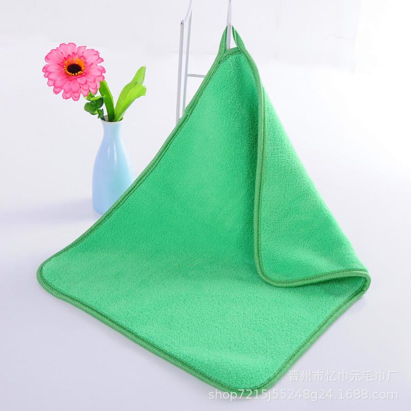 Hangable High-density Coral Fleece Multi-functional Cleaning Towel Absorbs Water Without Shedding Hair, Kitchen and Household