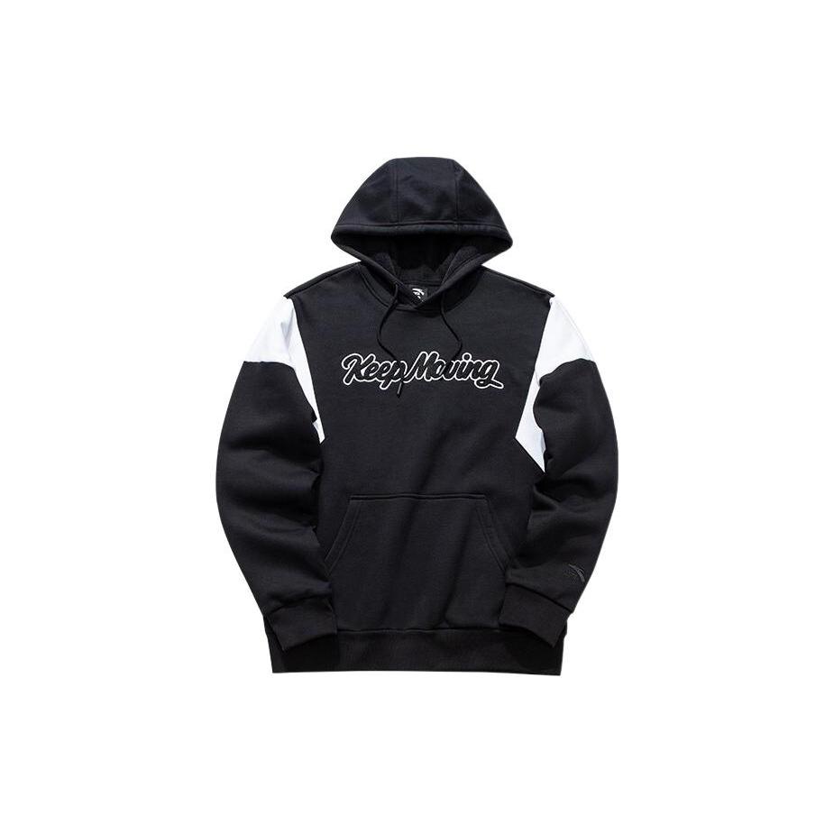 ANTA Sweatshirts Men s Black Hooded Moderate Other 152048747-7 L