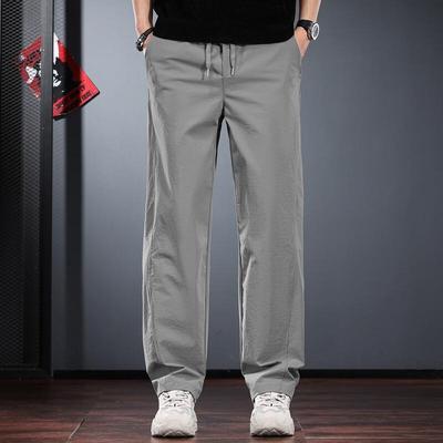 Pantalons décontractés d'été texturés, déperlants et à séchage rapide pour hommes JIERENUO