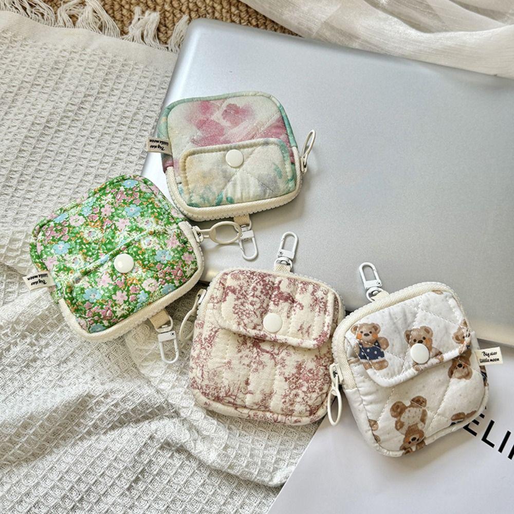 Pendant Small Makeup Lipstick Bag Large Capacity Mini Canvas Storage Bag  Travel