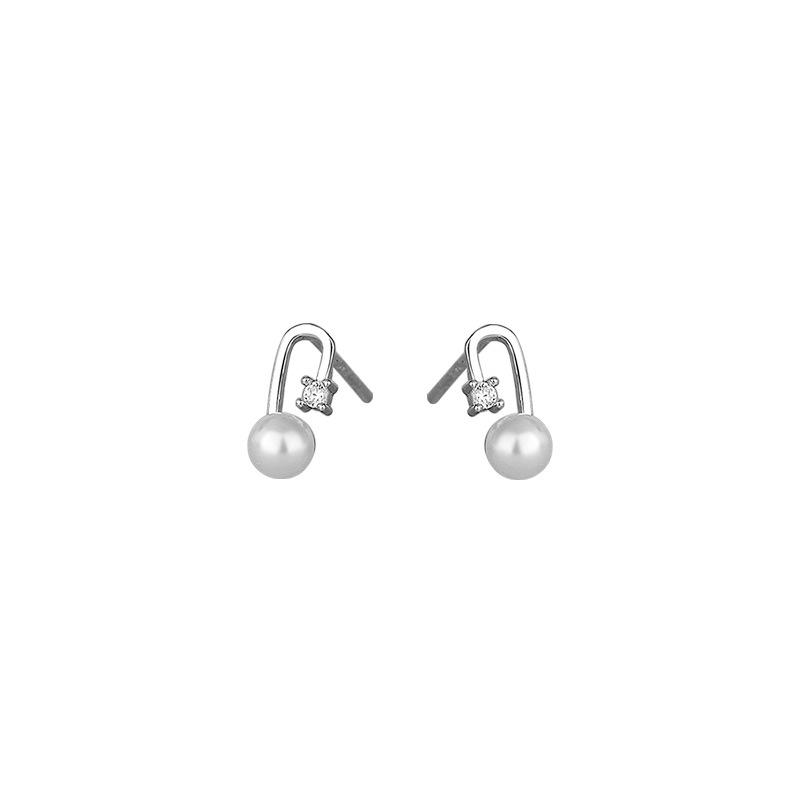 

Изысканные маленькие серьги с жемчугом в виде лампочки для женщин, легкие, роскошные, высококачественные, нишевые, специальные, маленькие, украшения для ушей