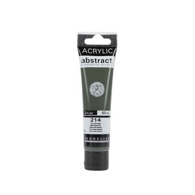 Acrylfarbe - Gebrannte grüne Erde - 214 - Abstrakt - Sennelier - 60ml Tube
