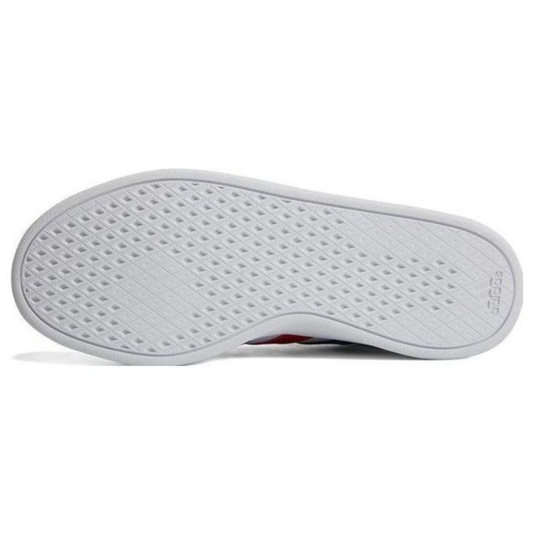 adidas Breaknet 2.0 Synthetic Leather Slip Resistant Durable Breathable Low Top Skate Shoes Men Sneakers White Red Blue HP9424