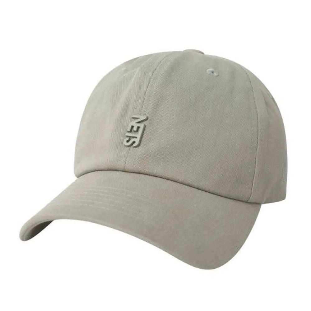 Unisex BKN Micro Vertical Metal Oversized Soft Cap N255AP243P Navy