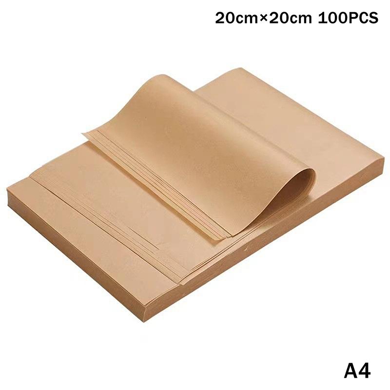50/100 Stück Pergamentpapier Backpapier Antihaft Vorgeschnittenes Backpergament Backpapier Für Ofen Heißluftfritteuse Grillmatte Papier