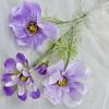 11pcs Gesang Flower Single Branch 1 Fork Queen Cosmos Imitation Fake Flower Silk Flower Living Room Arrangement Wedding Decor