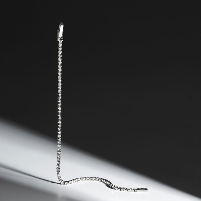 Bracelet - LUXENTER - Kayla - Alliage Rhodié - Zircone Brillantante - Taille Unique