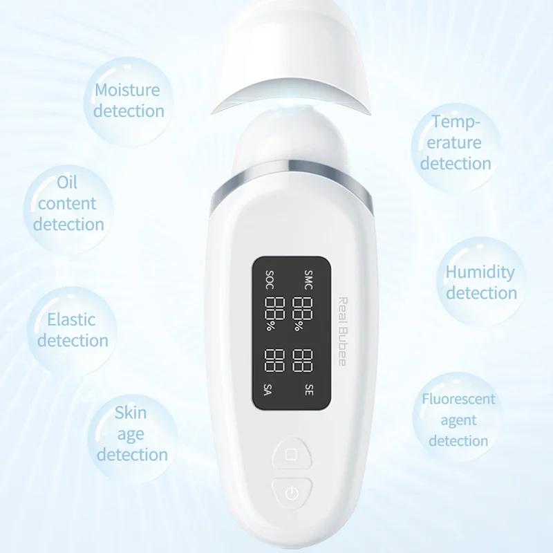 Multifunctional Skin Analyzer Digital Display Skin Moisture Detector Facial Water and Oil Intelligent Detection Pen Spa Monitor Skin Problems Detect