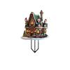 Elf House Acrylic Yard Stake Signs, Outdoor Courtyard Christmas Decoration Plugs Christmas Elf House Waterproof Garden Stake