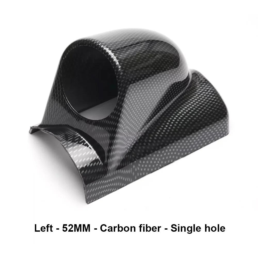 Black Single/Double /Triple Left/Right Hand Drive Car Meters Holder 60mm A-Pillar Gauge Pod 2" 52mm Car Gauge Pod Universal