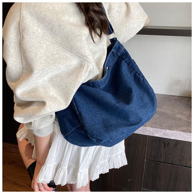 Denim Crossbody Female Literary Large Capacity Shoulder Bag Fashion Bag