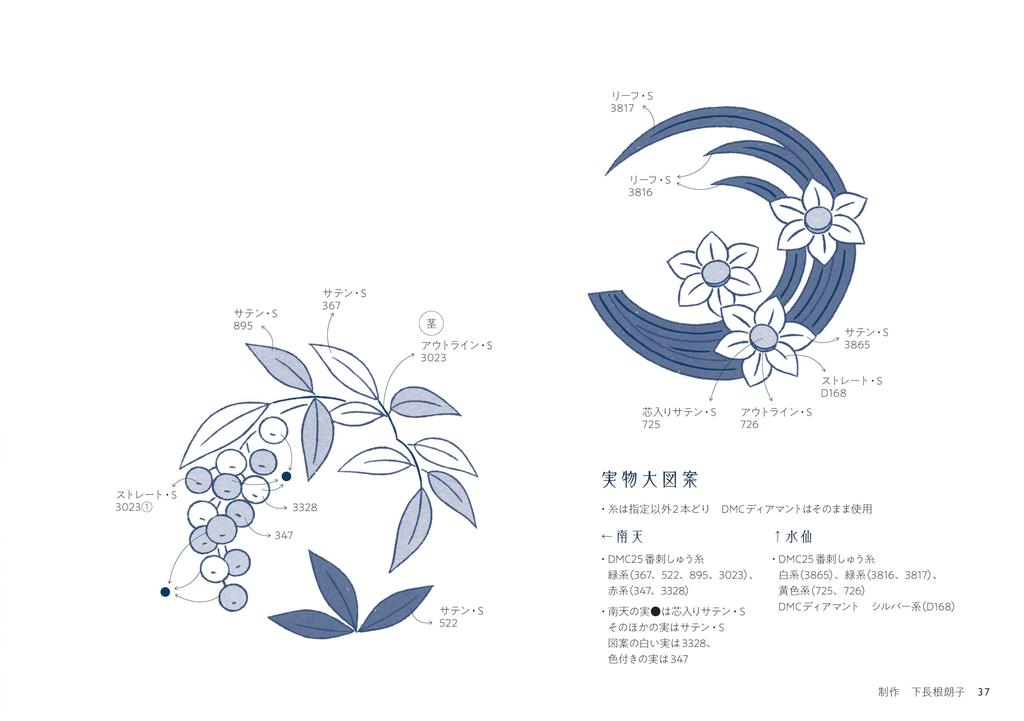 Japanese Pattern Embroidery MINI (ONDORI-BOOKS) (EMBROIDERY BOOK)