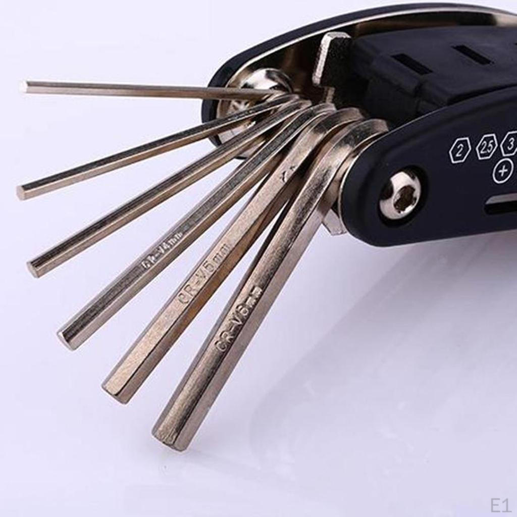 Biking Bike Multi Fixing Tools Carbon Steel Portable Compact Multifunctional Mountain Cycling