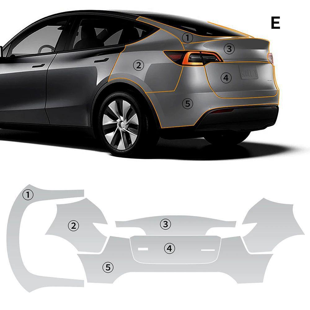 Tesla Model Y Cross-border Exclusive Invisible Car Cover TPU Paint Protection Film
