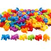 1 Bucket 36/40/56Pcs Anti-deform Baby Toy Stimulate Thinking Skills Exercise Fine Game Dinosaur Sorting Multicolor Enlightenment