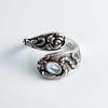 Xiaomi 925 Sterling Silver Rings for Women Couple Minimalist Handmade Retro Moonstone Ring Fine Jewelry Gift Prevent Allergy