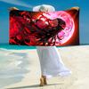 1Pc Moon Warrior Beach Towel Microfiber Beach Towel Thin Absorbent For Beach Swimming Yoga Bath Sports 0917304